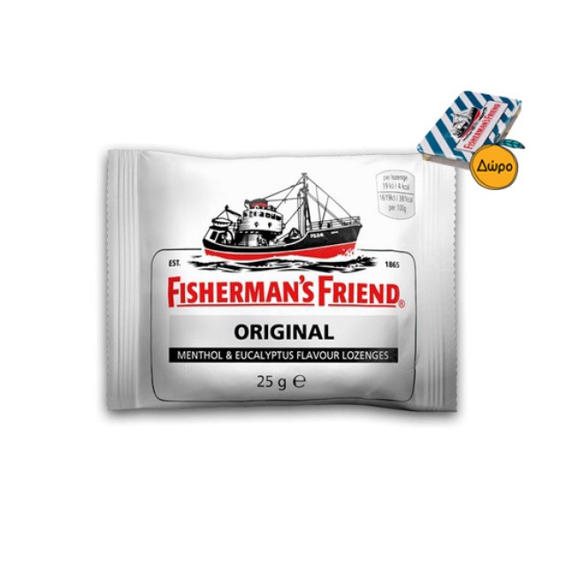 Fishermans Friend Original Καραμέλες με Γεύση Μινθόλη & Ευκάλυπτο 25gr product photo