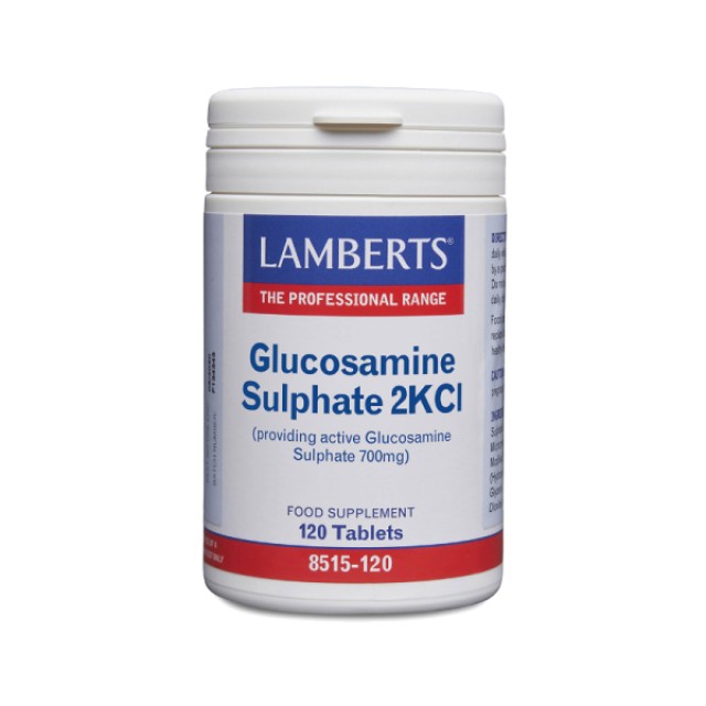Lamberts Glucosamine Sulphate 750Mg 2KCl 120 Ταμπλέτες product photo