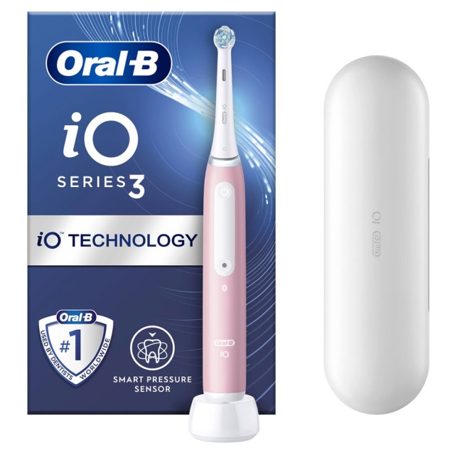 Oral-B iO Series 3 Electric Toothbrush Pink 1τεμ product photo