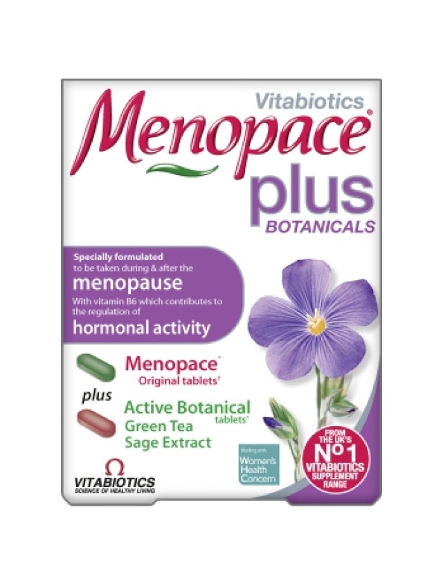 Vitabiotics Menopace Plus 28 tabs/28 tabs product photo