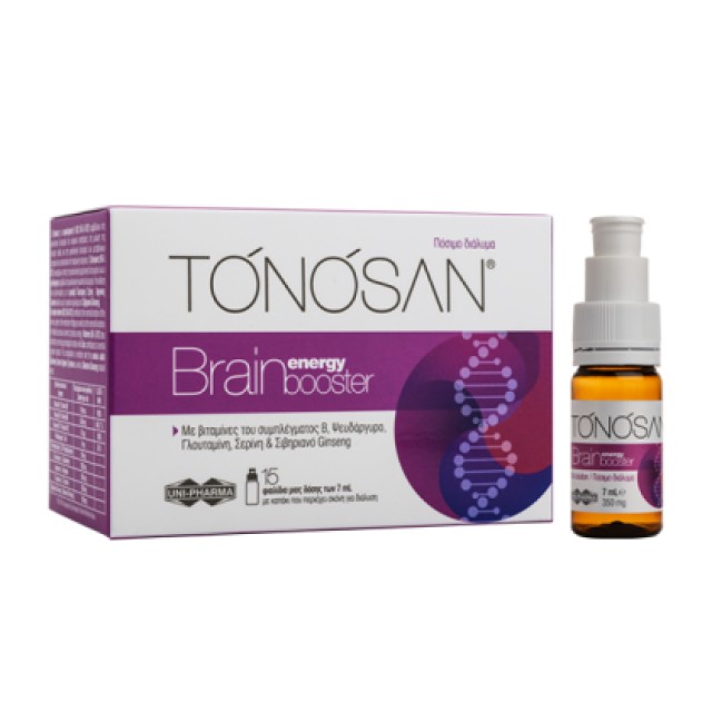 Unipharma Tonosan Brain & Energy Booster 15 vials product photo