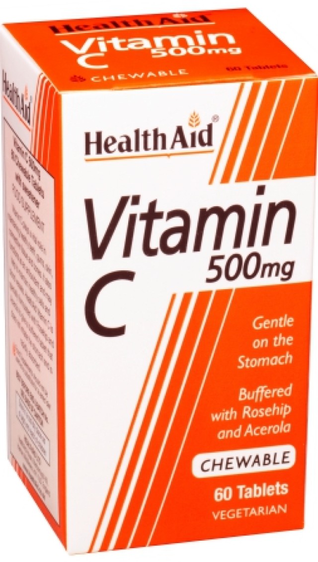 Health Aid Vitamin C 500 mg Chewable 60 tabs product photo