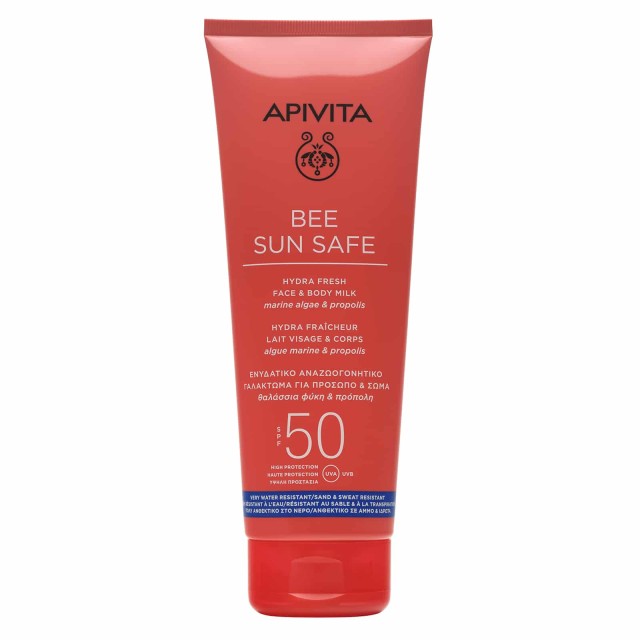 Apivita Bee Sun Safe Αντηλιακό Ενυδατικό Αναζωογονητικό Γαλάκτωμα Για Πρόσωπο & Σώμα Sfp50 200 ml product photo