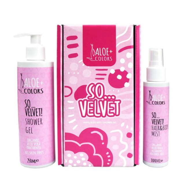 Aloe+ Colors Promo So Velvet Hair & Body Mist 100ml & Shower Gel 250ml product photo