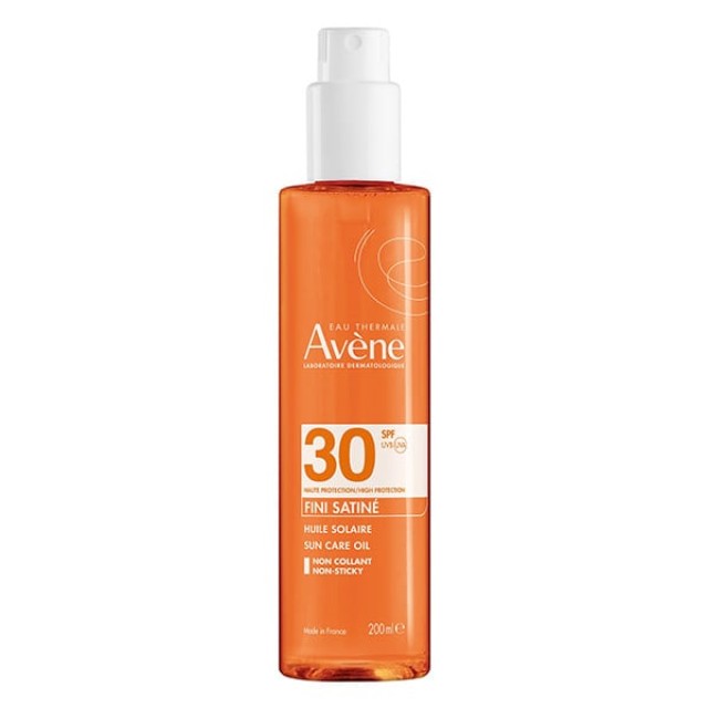 Avene Fini Satine sun Care Oil Αντηλιακό Λάδι Σώματος SPF30 200ml product photo