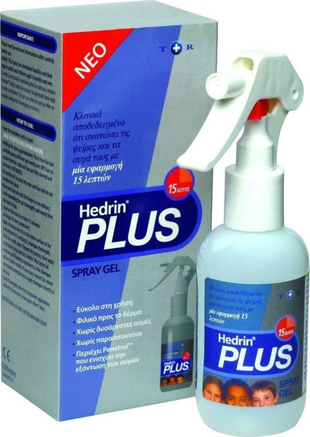 Hedrin Plus Spray Gel - Κατά Των Ψειρών 1 τμχ product photo
