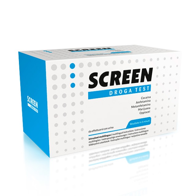 Screen Droga Test Φαρμακευτικό Tεστ Ούρων Που Ανιχνεύει 5 Ουσίες Σε 5 Λεπτά product photo