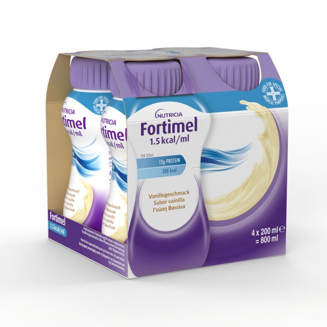 Nutricia Fortimel 1,5 Kcal Βανίλια 4x200ml product photo