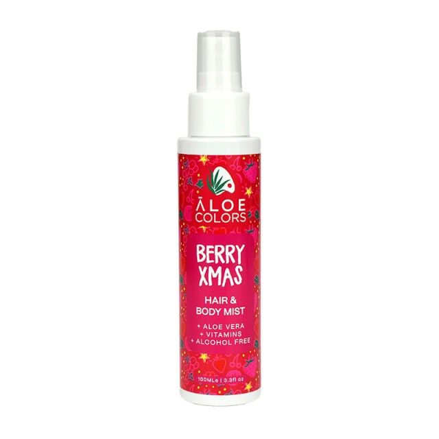 Aloe Colors Berry Xmas Hair & Body Mist 100ml product photo