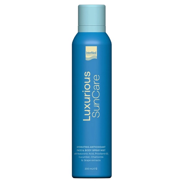 Luxurious Sun Care Hydrating Antioxidant Face & Body Spray Mist 200ml product photo