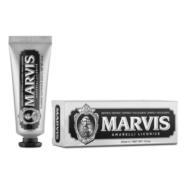 Marvis Toothpaste Amarelli Licorice Mint Οδοντόκρεμα με Γλυκόριζα, Μέντα και Ξυλιτόλη 25ml product photo