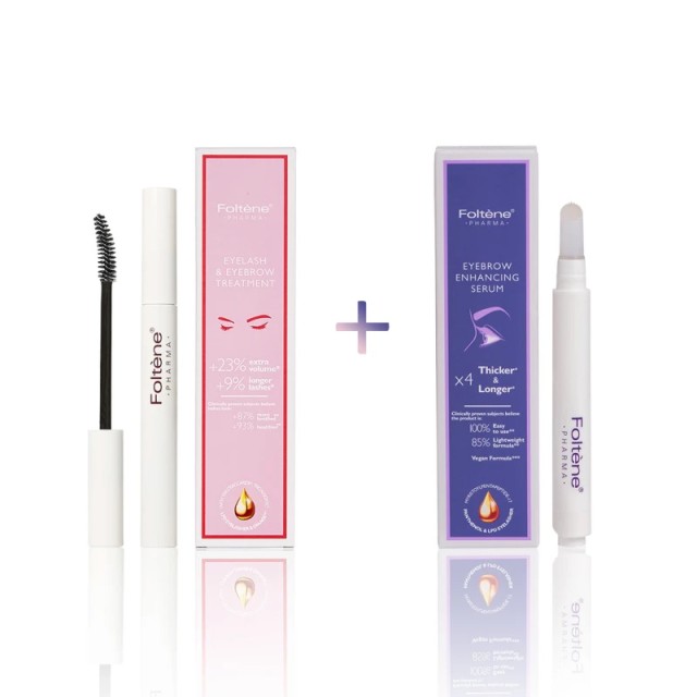 Foltene Pharma Promo for your Eyes Only Αγωγή Θεραπείας Βλεφαρίδων & Φρυδιών 6.5ml & Serum Ενδυνάμωσης Φρυδιών 4ml product photo
