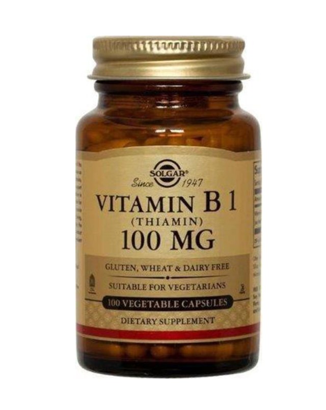 Solgar Vitamin B1 100 mg 100 Veg.Caps product photo