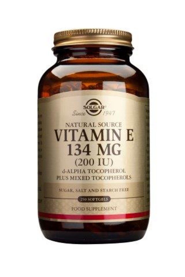 Solgar Vitamin E 200 Iu 250 Softgels product photo