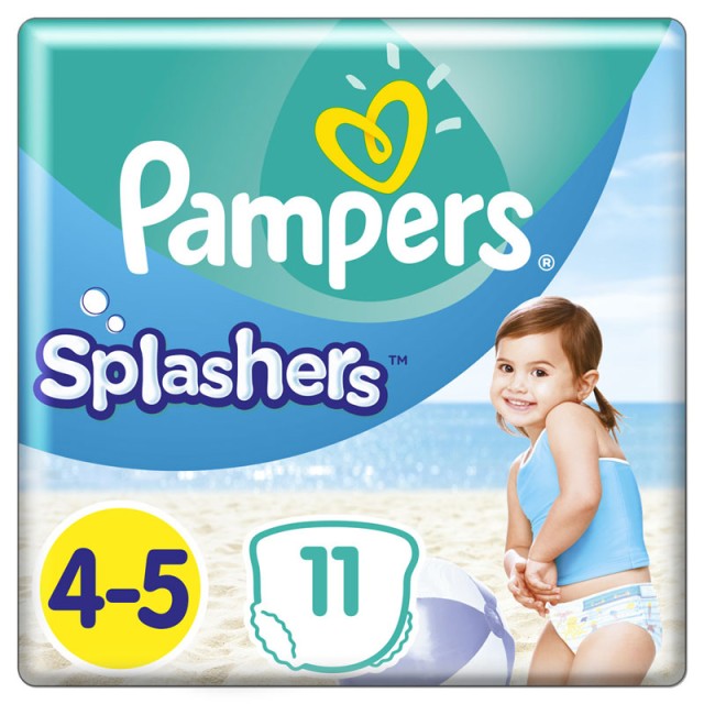 Pampers Splashers Μέγεθος 4-5 (9-15kg) 11 Πάνες product photo