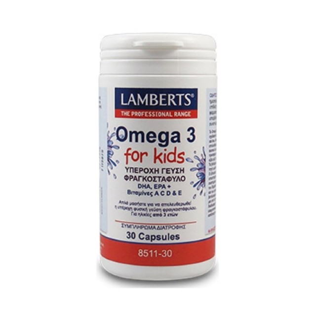 Lamberts Omega 3 For Kids 30 Κάψουλες product photo