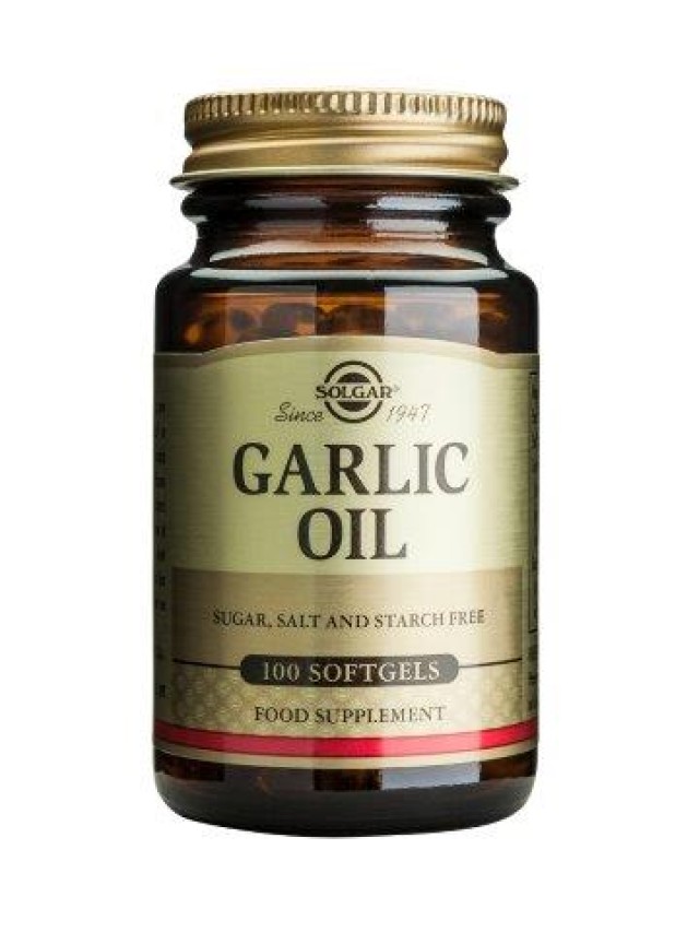 Solgar Garlic Oil 100 Softgels product photo