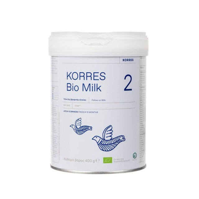 Korres Bio Milk No2 Βιολογικό Αγελαδινό Γάλα Για Βρέφη 6-12 Μηνών 400gr product photo
