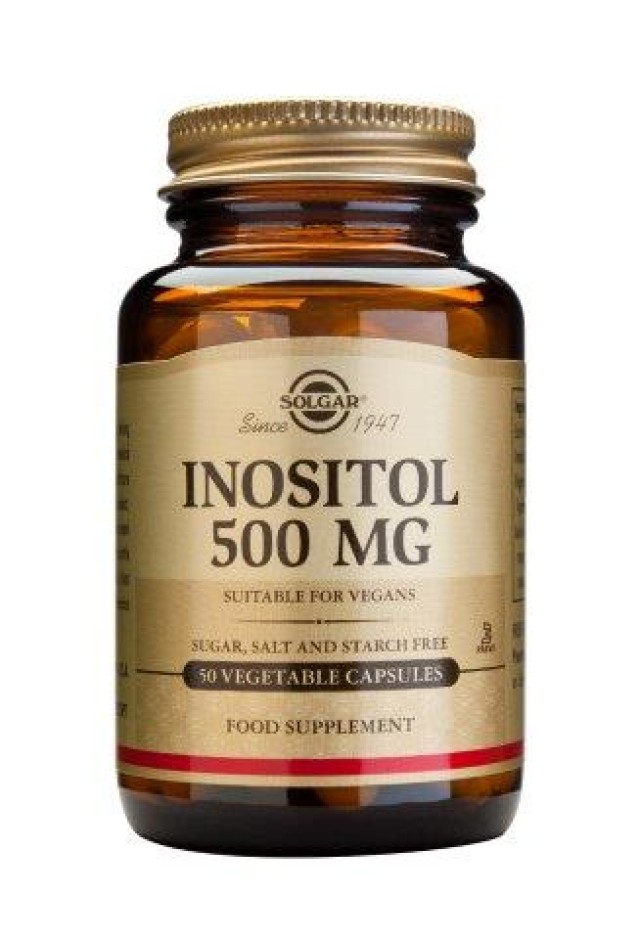 Solgar Inositol 500 mg 50 Veg.Caps product photo