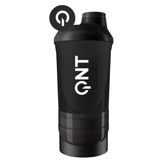 QNT Shaker ITS ON Black Smoke 600ml + 350ml product photo