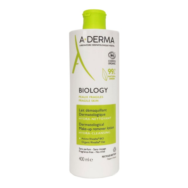 A-Derma Biology Dermatological Make-up Remover Lotion Hydra-Cleansing 400ml product photo