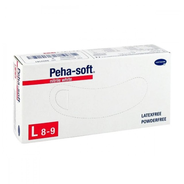 Hartmann Peha-soft Nitrile White Χωρίς Πούδρα Large 100 τεμ product photo