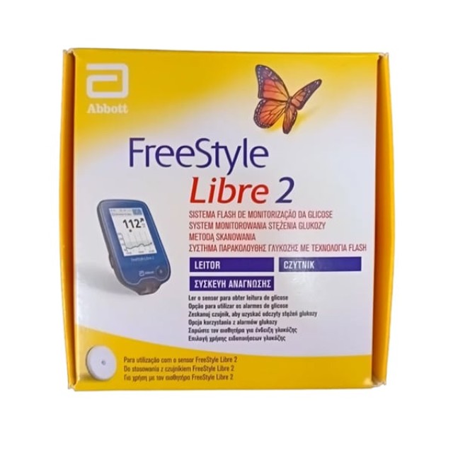 Abbott Freestyle Libre 2 System Flash Συσκευή Ανάγνωσης για Σύστημα Παρακολούθησης Γλυκόζης Με Λειτουργία Flash 1τεμ product photo
