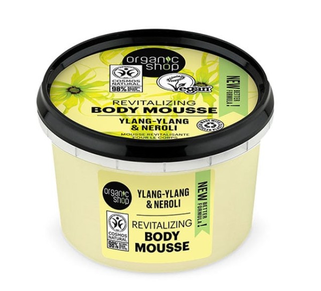 Organic Shop Revitalizing Body Mousse Ylang-Ylang & Neroli 250ml product photo