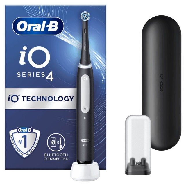 Oral-B iO Series 4 Electric Toothbrush Matt Black 1 τεμ product photo