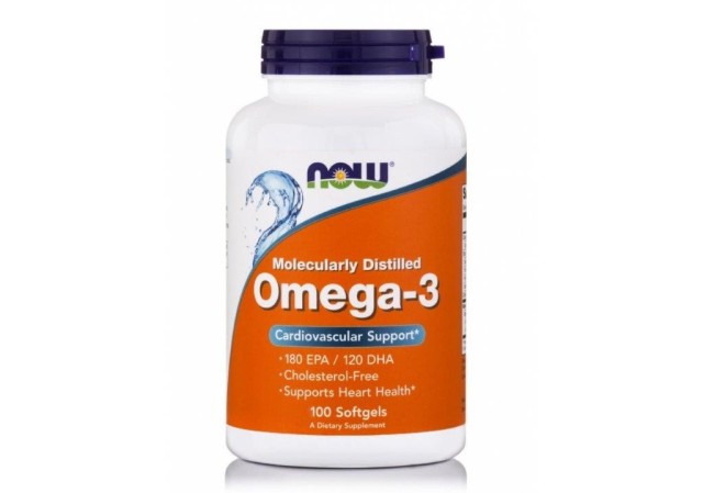 Now Foods Omega-3 1.000 mg 100 softgels product photo