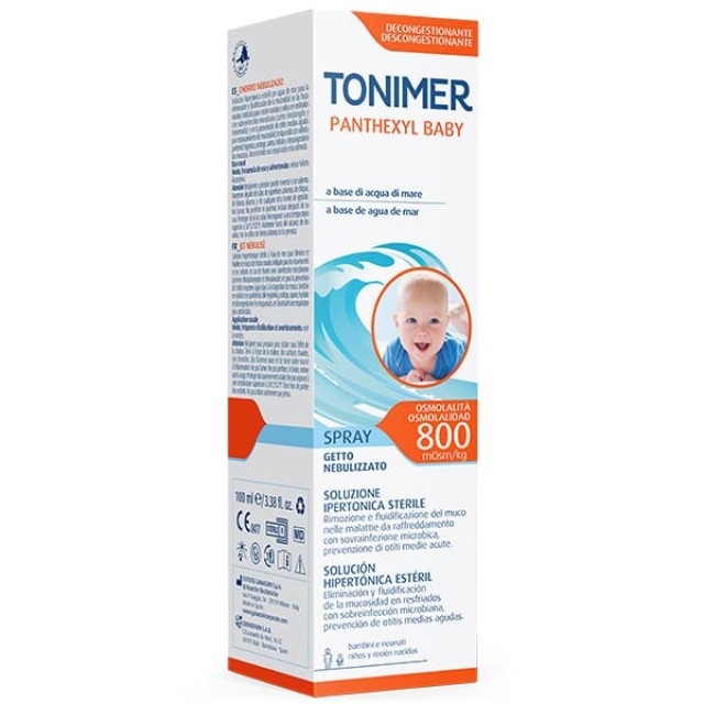 Tonimer Lab Panthexyl Baby Spray Υπέρτονο Διάλυμα με Θαλασσινό Νερό 100ml product photo