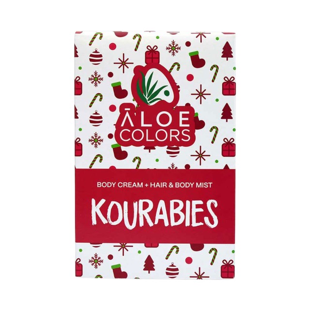 Aloe Colors Promo Kourabies Gift Set Body Cream 100ml and Hair & Body Mist 100ml product photo