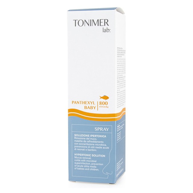 Tonimer Lab Panthexyl 800 mOsm/kg Spay Ρινικό Αποσυμφορητικό Spray με Υπέρτονο Διάλυμα Θαλασσινού Νερού 100ml product photo