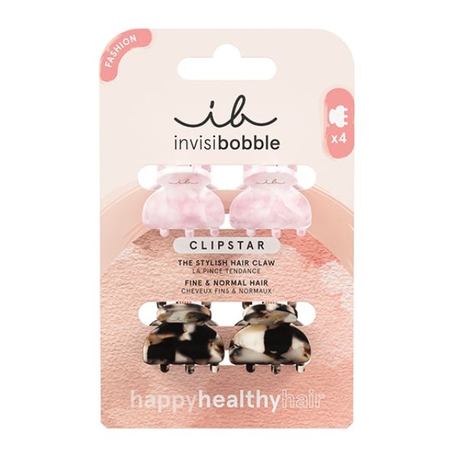 Invisibobble Clipstar Petit Four Κλάμερ 4τεμ product photo