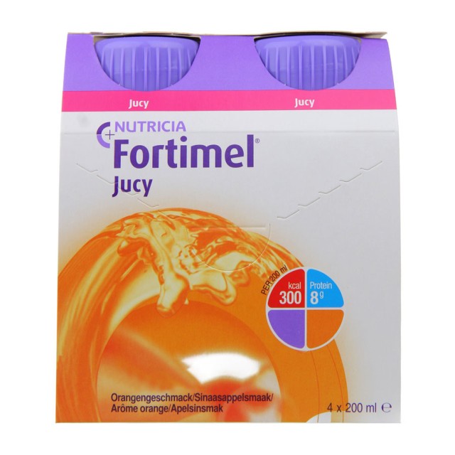Nutricia Fortimel Jucy Orange 4x200ml product photo