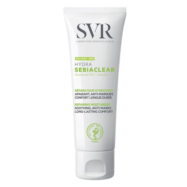 SVR Sebiaclear Hydra Repairing Moisturiser Cream Ενυδατική Κρέμα για Λιπαρό Δέρμα με Τάση Ακμής 40ml product photo