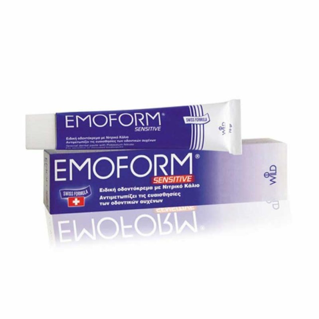 Emoform Sensitive Ειδική Οδοντόκρεμα Με Νιτρικό Κάλιο Για Την Αντιμετώπιση Της Ευαισθησίας Των Δοντιών 50ml product photo