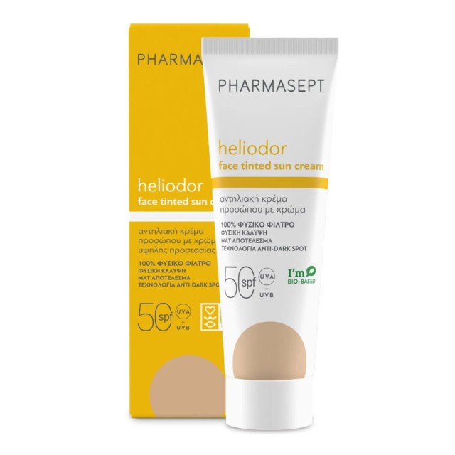Pharmasept Heliodor Face Tinted Sun Cream Spf50, 50ml product photo
