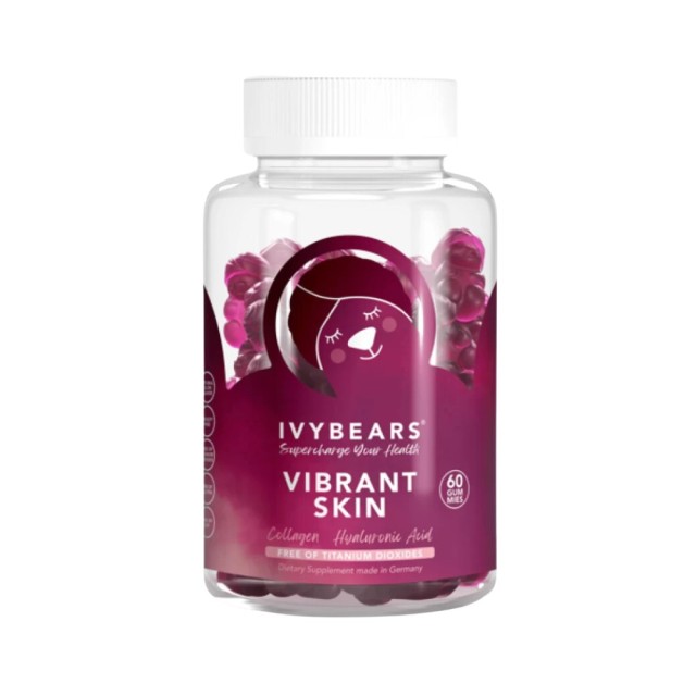 IvyBears Vibrant Skin Σύμπλεγμα Βιταμινών 60 Ζελεδάκια Αρκουδάκια product photo