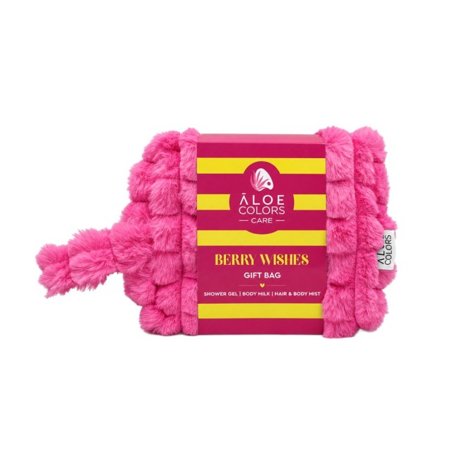 Aloe Colors Berry Wishes Bag 2026 Χριστουγεννιάτικο Νεσεσέρ με Αφρόλουτρο 200ml, Hair & Body Mist 100ml & Γαλάκτωμα Σώματος 150ml product photo
