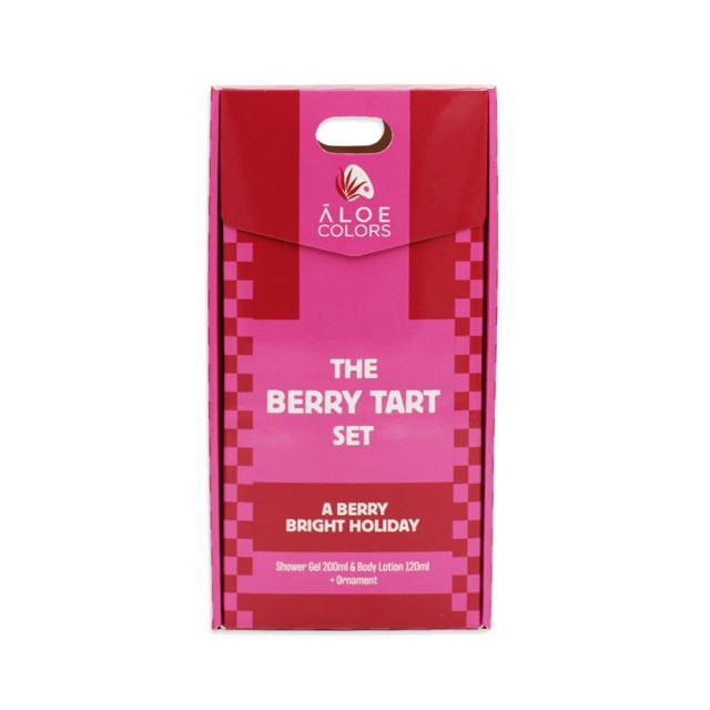 Aloe Colors Xmas Promo The Berry Tart Set με Berry Xmas Shower Gel Αφρόλουτρο Σώματος 200ml, Body Lotion Ενυδατικό Γαλάκτωμα Σώματος 120ml & Δώρο Χριστουγεννιάτικο Στολίδι 1τεμ product photo