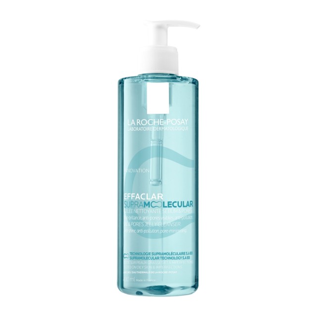 La Roche Posay Effaclar Supramolecular Cleanser Gel Καθαριστικό Τζελ Κατά της Γυαλάδας & των Πόρων 400ml product photo