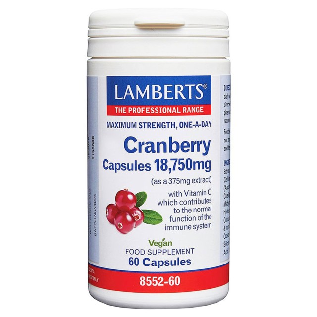 Lamberts Cranberry 18.750Mg 60 caps product photo