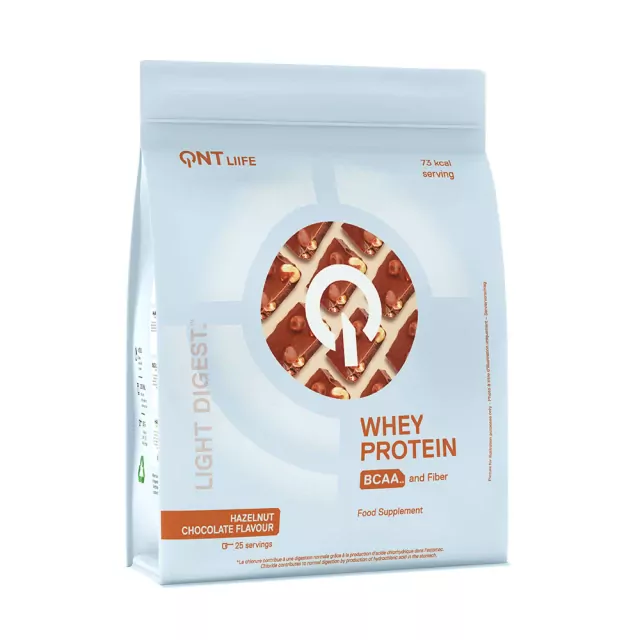QNT Light Digest Whey Protein Hazelnut Chocolate 500 gr product photo