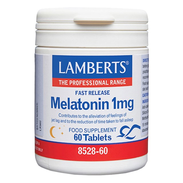 Lamberts Melatonin 1mg Fast Release 60tabs product photo