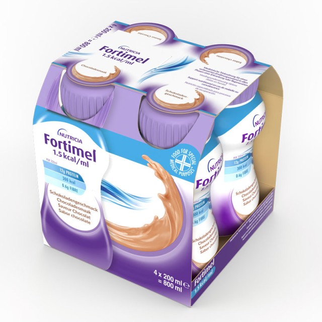 Nutricia Fortimel 1,5 Kcal Σοκολάτα 4x200ml product photo
