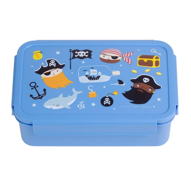 A Little Lovely Company Bento Lunch Box Δοχείο Φαγητού με Χωρίσματα 1.2lt Pirates 1τεμ product photo