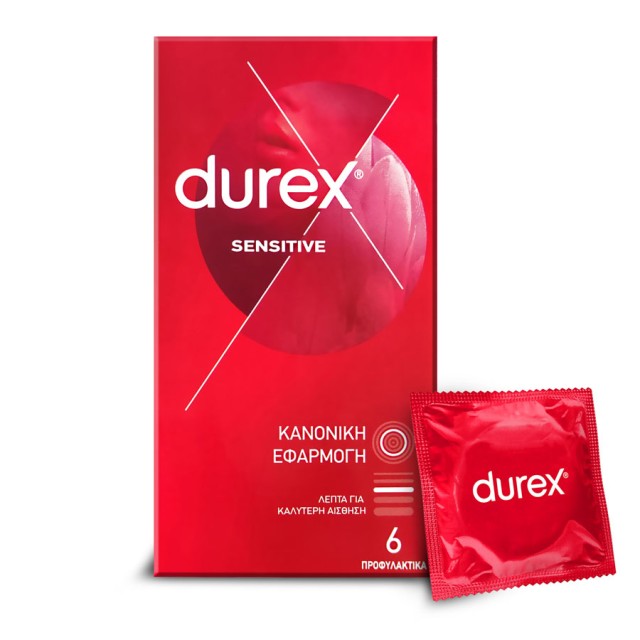 Durex Sensitive Thin Feel Condoms 6 τεμ product photo