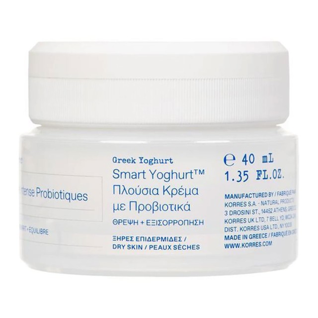 Korres Greek Yoghurt Smart Probiotic Intense Cream 40ml product photo