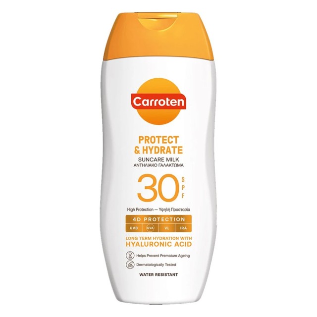 Carroten Protect & Hydrate Spf30 Suncare Milk Αντηλιακό Ενυδατικό Γαλάκτωμα 200ml product photo